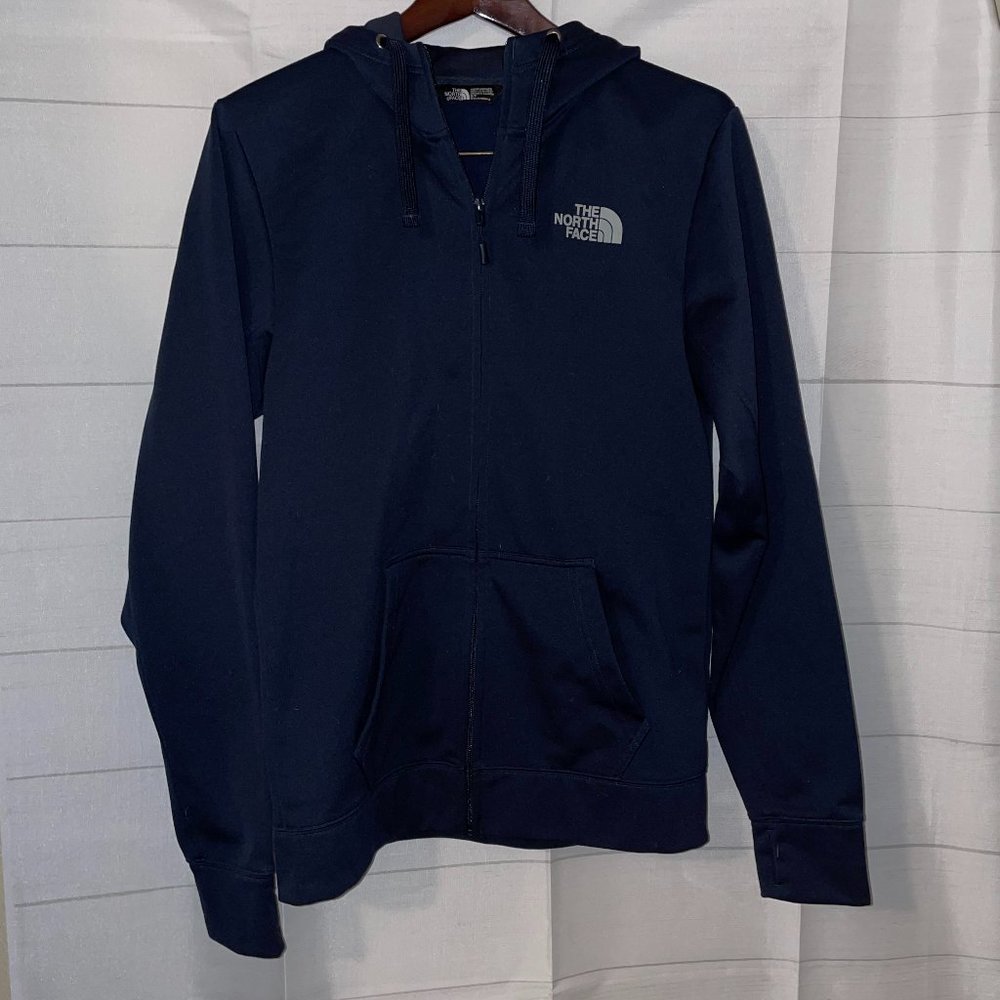 The North Face Full Zip Navy Blue Hoodie  Men's size SMALL